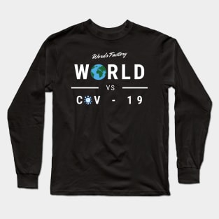 World vs cov-19 Long Sleeve T-Shirt